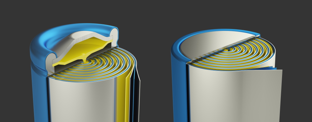 A Nedox Coating Keeps Battery Powders Pure