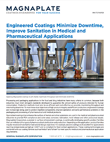 Engineered Coatings Minimize Downtime, Improve Sanitation in Medical and Pharmaceutical Applications